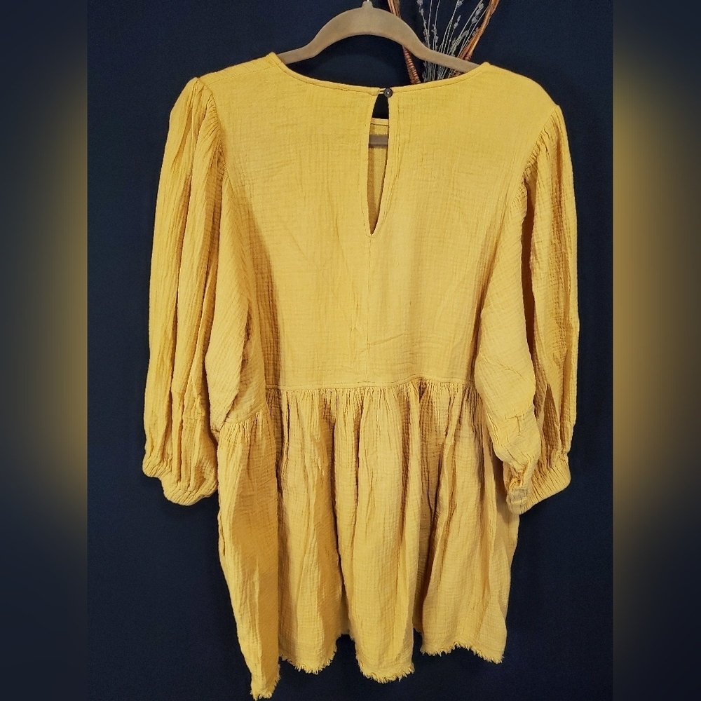 Mustard Yellow Women's Top - Picture 8 of 10